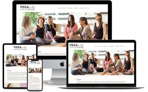 Webdesign Yogastudio Yogalehrer Yoga