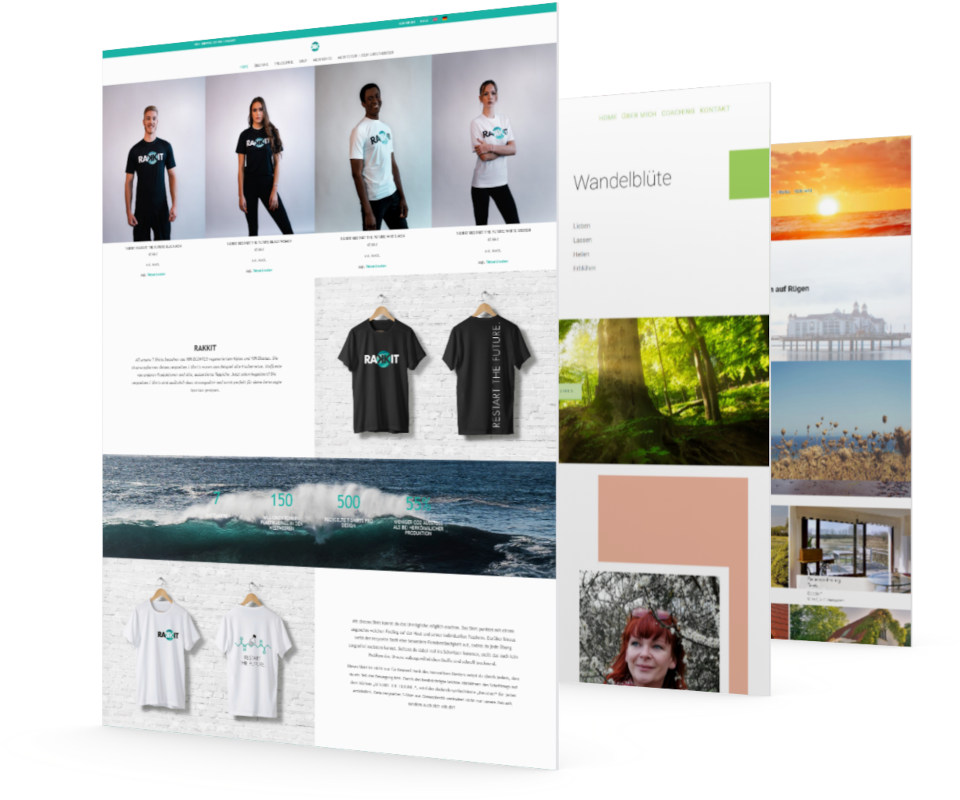 Webdesign erstellen lassen Online Shop Homepage