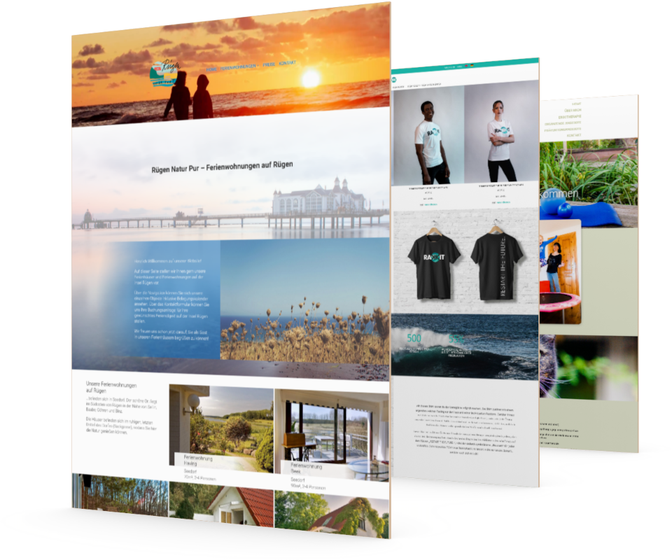 Webdesign erstellen lassen Online Shop Homepage
