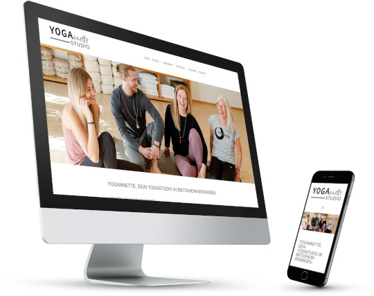 Kreatives Webdesign kreative Websites Yogastudio